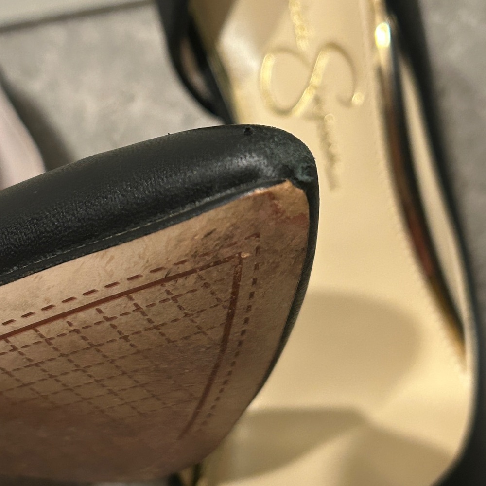Jessica Simpson Prizma Leather D'Orsay Pumps - Picture 4 of 4